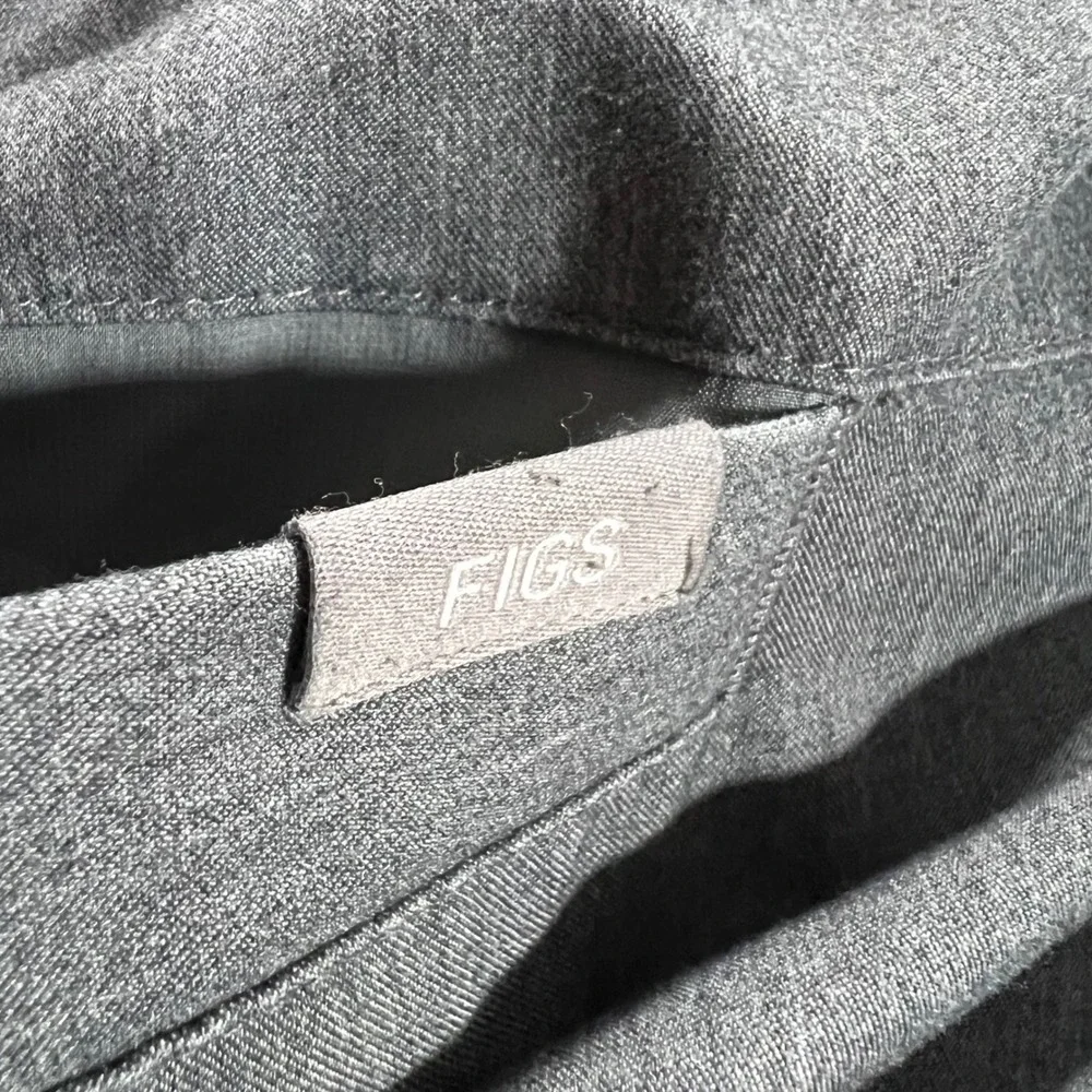 FIGS Tansen Scrub Pants Mens Small Gray Jogger M225W2001S Cargo Pockets Tech Vet